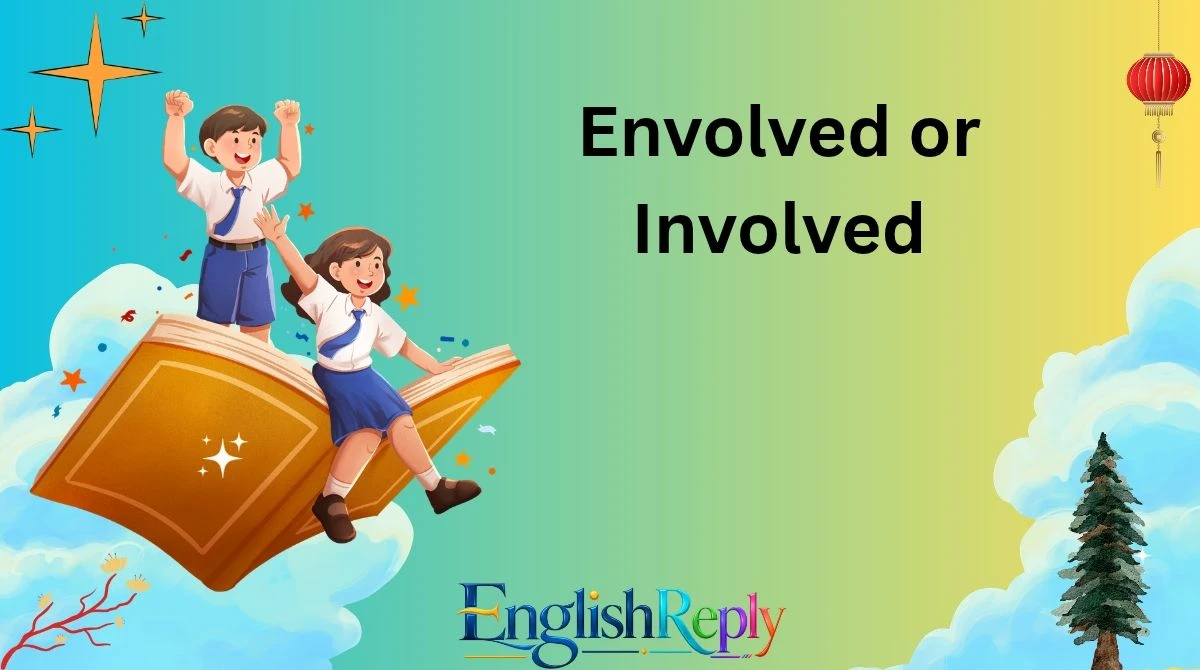 Envolved or Involved