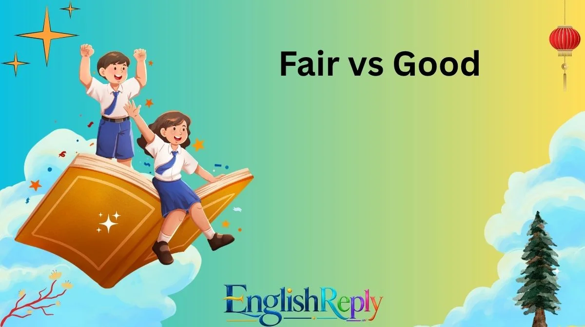 Fair vs Good